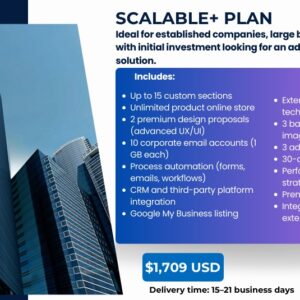 scalable+ enterprise plan – advanced digital infrastructure
